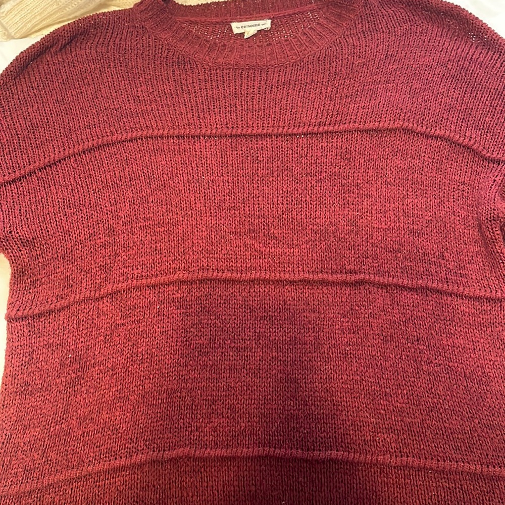 Too many maroon sweaters so one had to go!